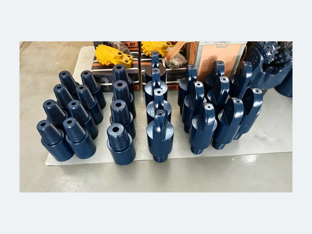 DRILLNOVA HDD pulling eyes prepared for dimensional and visual inspection