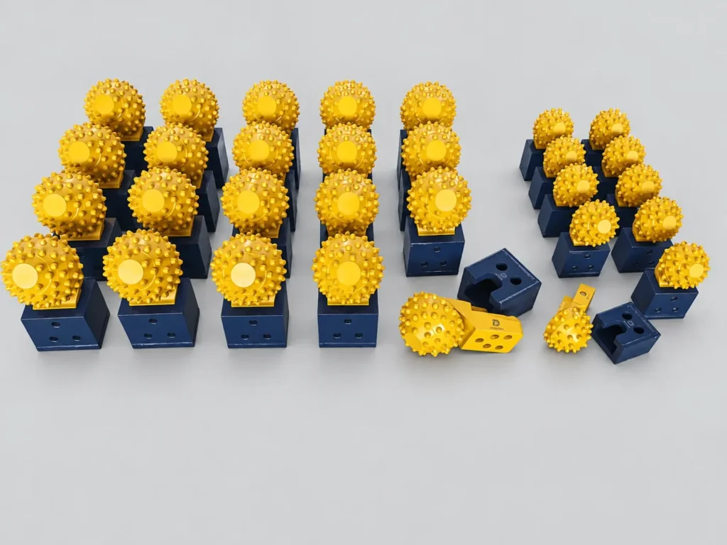 DRILLNOVA replaceable roller bit range for HDD rock reamers