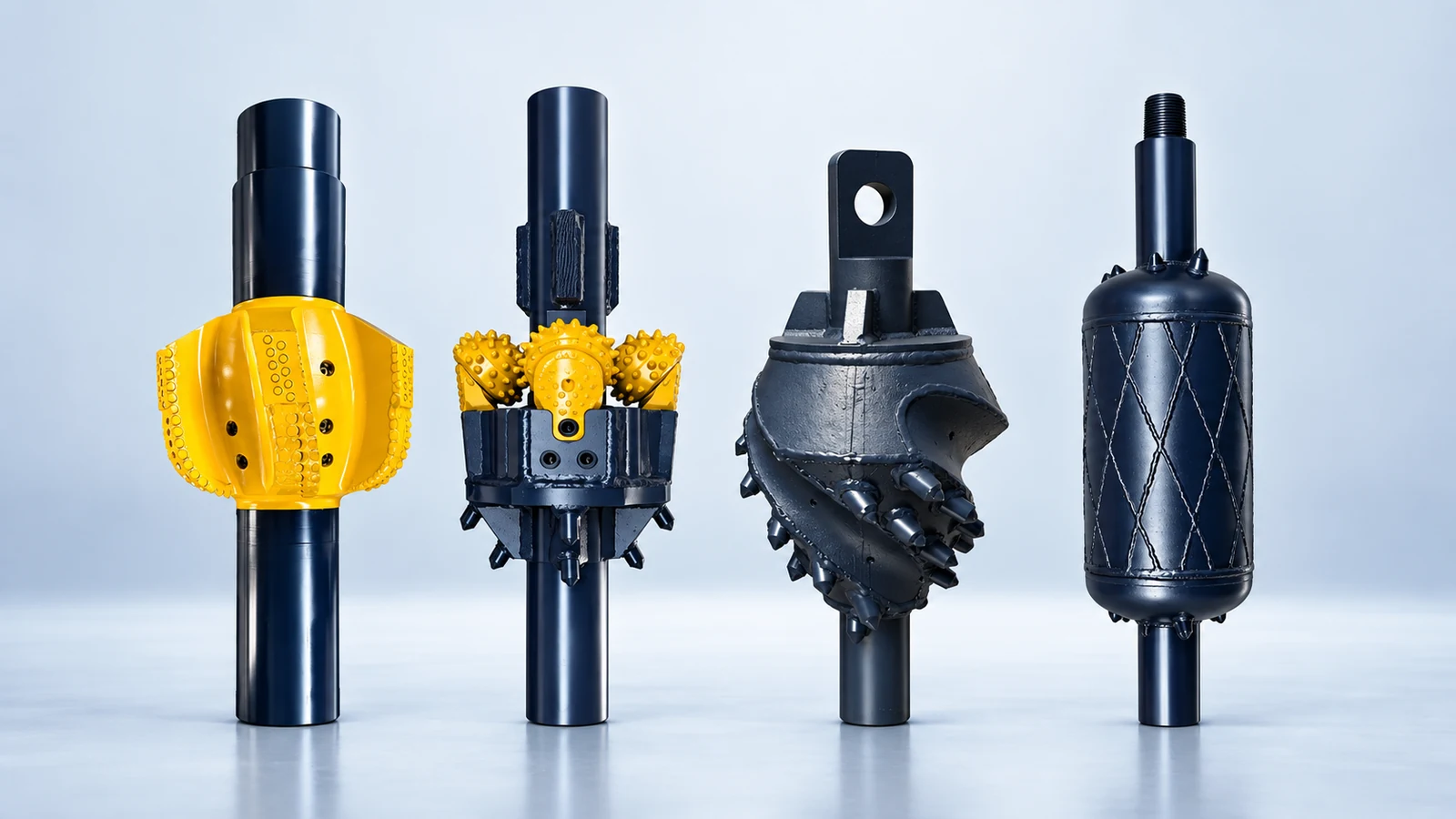 PDC reamer, TCI hole opener, fluted reamer and barrel reamer for HDD projects